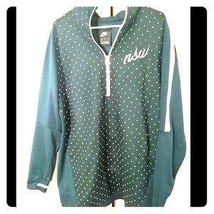 Nike NSW Green Poka Dot Sports Jacket